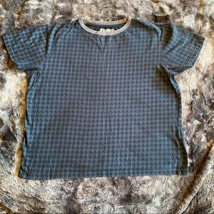 Boxy Houndstooth Tee